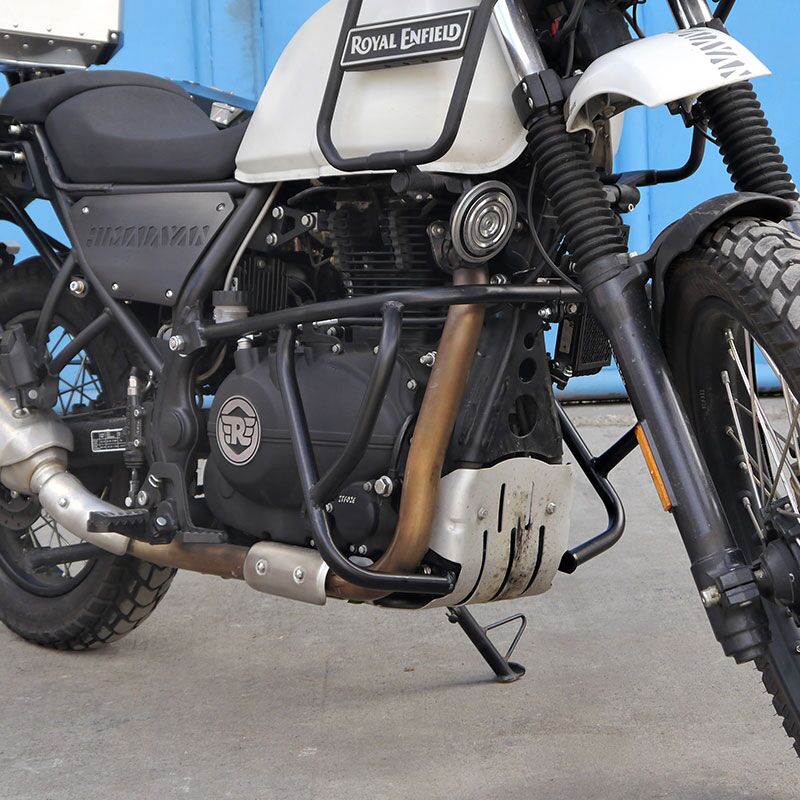 Defensa para Royal Enfield Himalayan Acero color negro - Koju Motos